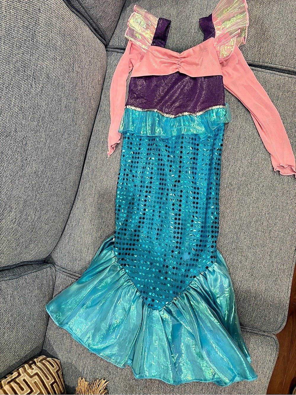 Disney Ariel Costume for Kids – The Little Mermaid, Blue & Pink